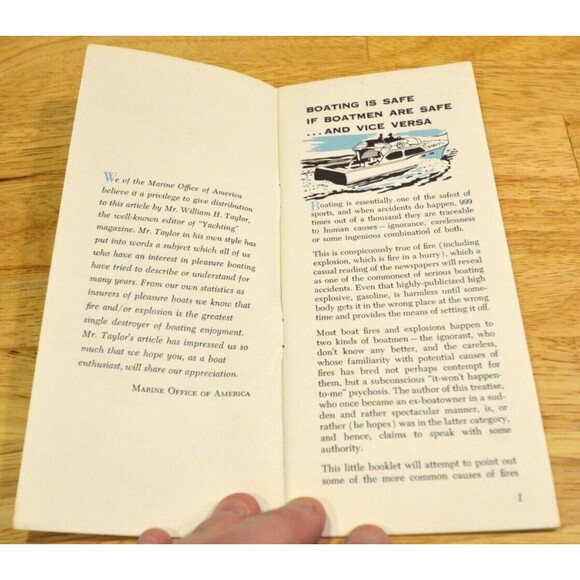 Vintage Safety Savvy For Skippers Brochure Marine Office of America-60s-Boating - Picture 3 of 4